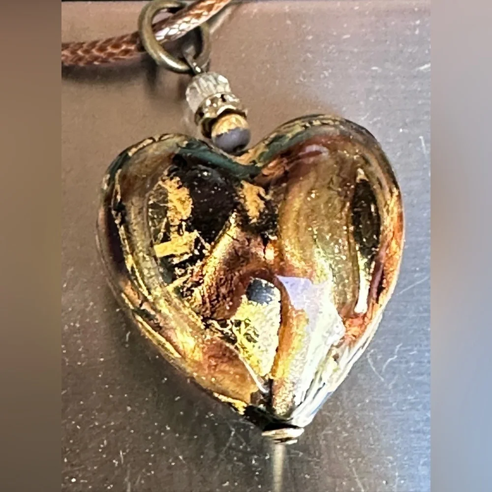 Artisan heart pendant